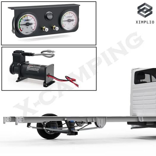 NEW Air Suspension Kit - Dual Circuit + Compressor - Renault Master / Movano / NV400