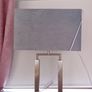 table lamp grey shade Image 2