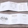 Tandem Bike theme Tri-Fold invitation Image 2