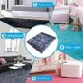 Grey Rugs Living Room Large Faux Fur Rug Soft Modern Shaggy Rugs 2ft X 4ft Multiple Sizes/colours Available (free Postage) Image 4
