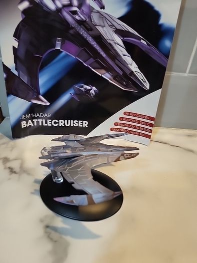 star trek eaglemoss je hadar battlecruiser