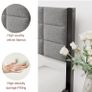 Double Bed Frame Upholstered Platform Bed with Headboard,4ft6 Image 5