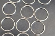 15 pieces key rings for keychain 25mm (1 inch)