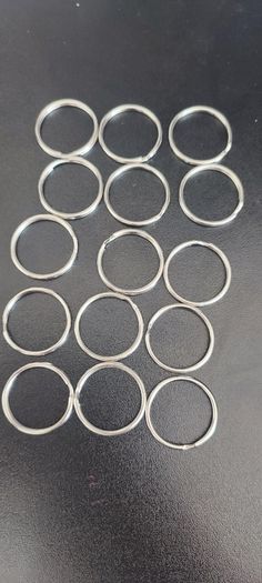 15 pieces key rings for keychain 25mm (1 inch)