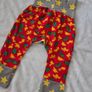 Bnwot Mily Designs Unisex Harem Pants / Leggings - Dinosaurs & Stars - Size Small (6-36m) Image 4