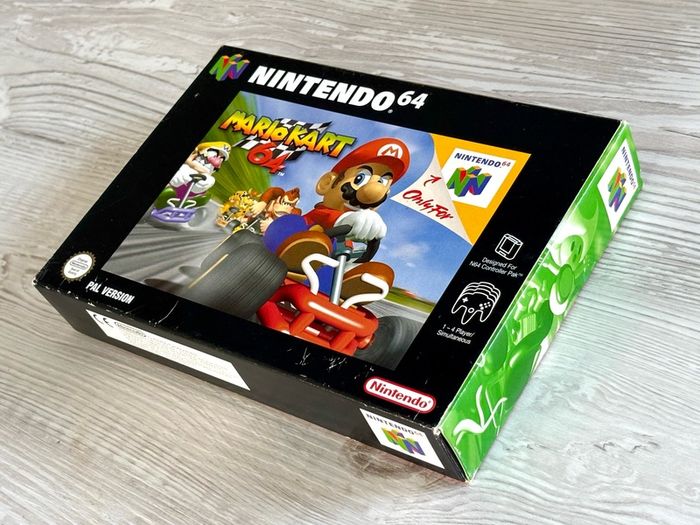 N64 Mario Kart 64 Boxed and Minty