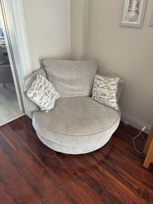 corner sofa and love seat excellent condition 2 years old Bought from Ezi living interior