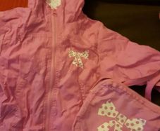 Adams girls raincoat & matching carrier bag