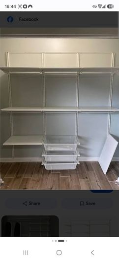 Ikea algot wall storage system