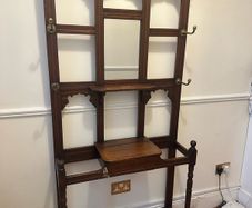 Antique Oak Coat Stand
