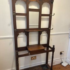 Antique Oak Coat Stand