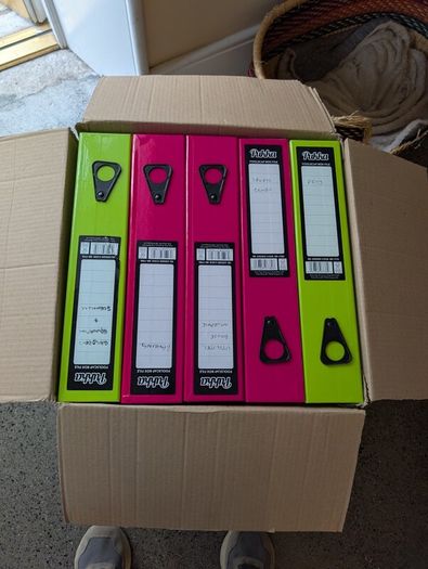 Box files
