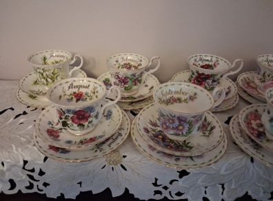 Royal Albert " Flowers of the Month"