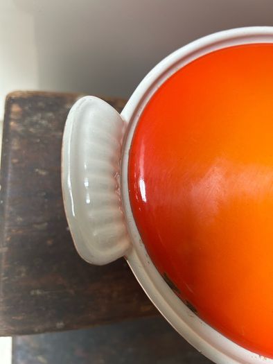 Vintage Cousance Le Creuset cast iron Dutch oven