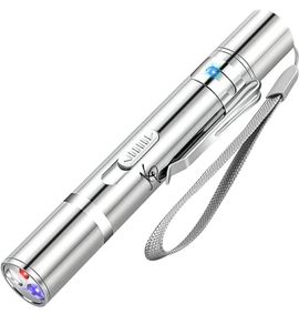 Interactive 7 in 1 LED Light Pointer Cat Dog Toy - USB Rechargeable with Black Premium Storage Box (FREE POSTAGE)
