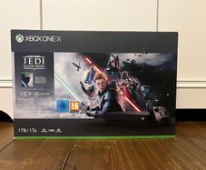 Jedi fallen order edition xbox one X 1Tb console, black, with 2 controllers