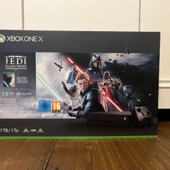 Jedi fallen order edition xbox one X 1Tb console, black, with 2 controllers