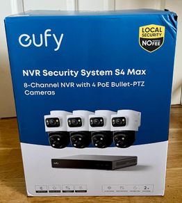 Eufy S4 Max quad CCTV NVR + C31 video Doorbell
