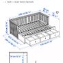 Ikea day bed Image 3