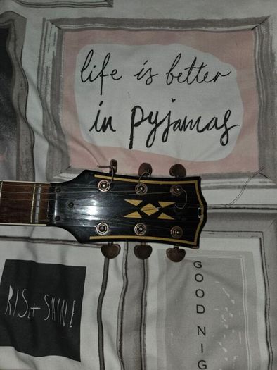 Old electric guitar