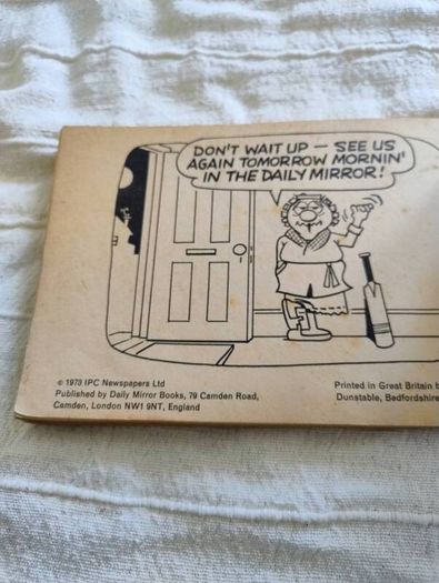 Andy Capp vintage cartoon illustration books x 7 in total 1965 to 1978 in used condition with all pages intact see photos FREE STANDARD POSTAGE INCLUDED