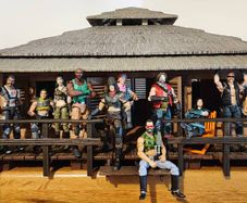 GI JOE Dreadnok Florida Everglades Hideout/lair