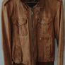 Classic Men's Aviatrix Tan Leather Jacket Image 2