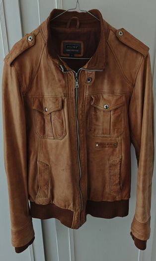 Classic Men's Aviatrix Tan Leather Jacket