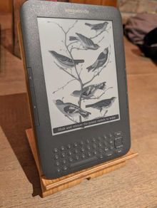 New Battery!!! - Amazon Kindle (keyboard) Gen3 eBook reader - Disconnect with a Fully loaded Kindle!!! #2213