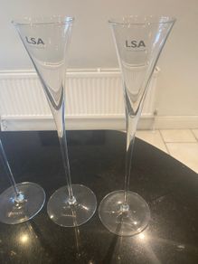 Reduced LSA international set of four handmade glasses