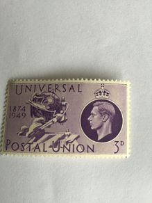 1949 British stamp - Universal Postal Union
