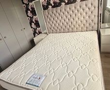 King Size Ottoman Bed and Respa Orthopaedic Mattress