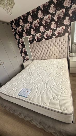 King Size Ottoman Bed and Respa Orthopaedic Mattress