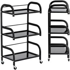 GP nurse station, Beauty spa trolley helper shelf
