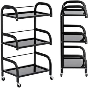 GP nurse station, Beauty spa trolley helper shelf