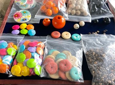 Beads for jewellery, craft making