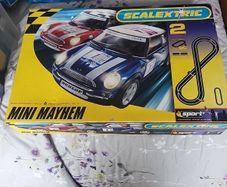 scalextric mini mayhem set