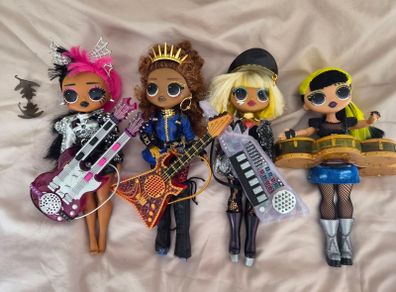 LOL Surprise OMG Remix Rock Band Set - 4 Dolls & Instruments (Super Sonix)