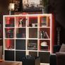 Kallax Display Unit 4X4 with Glass Display & Cupboards Image 2