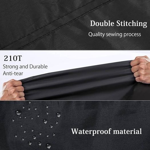 Bike Cover, Bike Covers for Outside Storage, 210T Outdoor Waterproof Bicycle Cover with Lock Holes, Anti Rain UV Bike Covers with Storage Bag for Mountain Bike, Road Bike