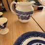 Vintage Blue & White China Tea Set Image 3