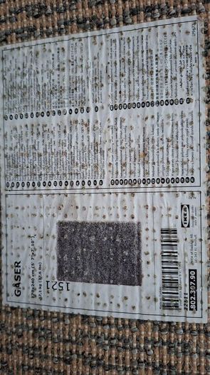 Large IKEA shaggy rug