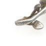 925 Sterling Silver & Blue Sapphire Accent Rose Necklace Charm Image 5