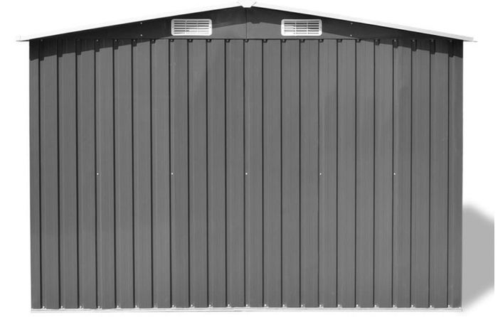 Garden Storage Shed Anthracite Steel 257x205x178 Cm Multiple Colours Available (free Postage)