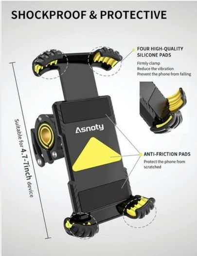 Bike phone holder  360 Rotatable