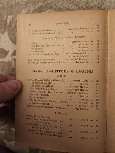 An Argosy Of Litrature. By William Magennis. Published By The Educational Company Of Ireland Limited. 1920s Hardback In Fair Condition. See Photos For Same.
