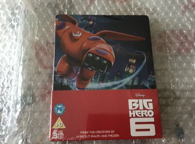Big Hero 6 3D  Blu  Ray Limited Edition Steelbook.