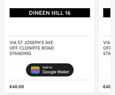 Two Hill 16 tickets For Dublin v Kerry