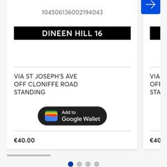 Two Hill 16 tickets For Dublin v Kerry