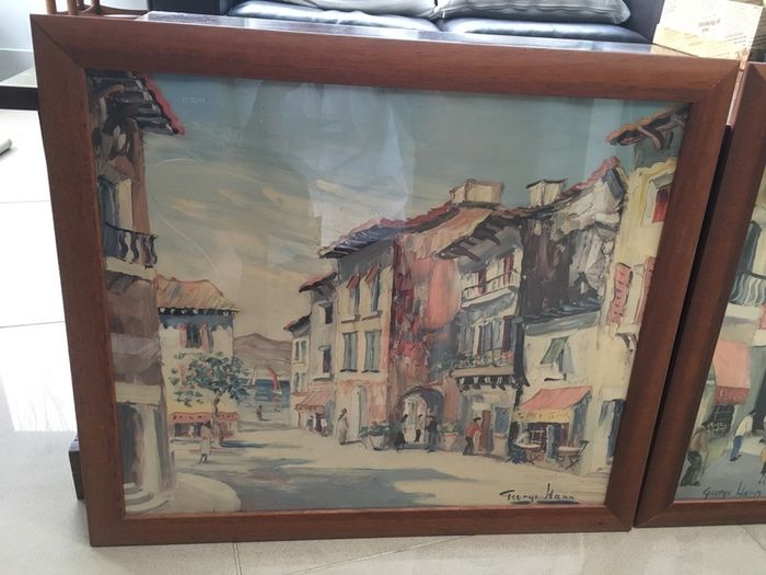 George Hann painting